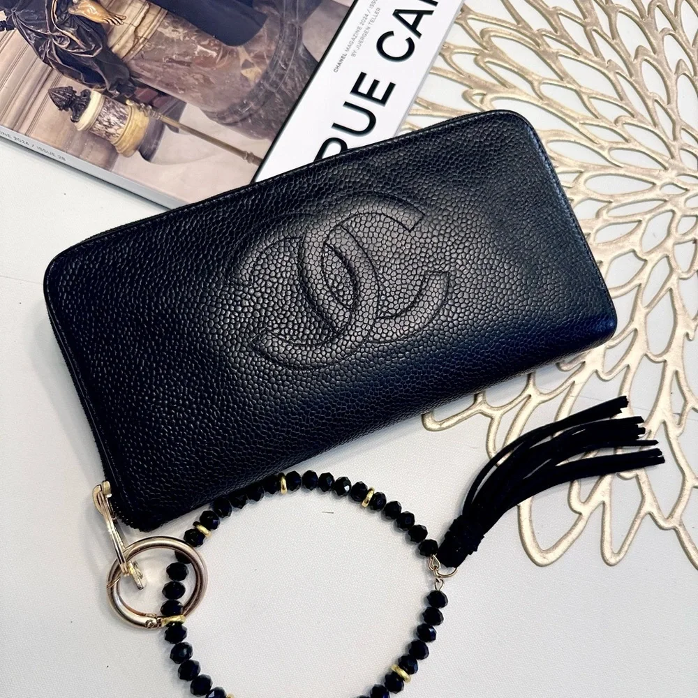 CHANEL Long Zip Wallet Caviar - Picture 10 of 10